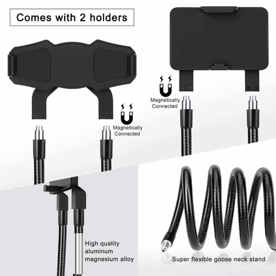 118cm Aluminum Phone Holder Bed Gooseneck Mount 360 Degree Rotating