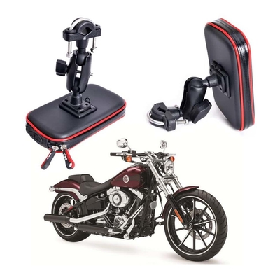 Aluminum Alloy Motorbike Phone Mounts 4.7 inch waterproof Anti Corrosion