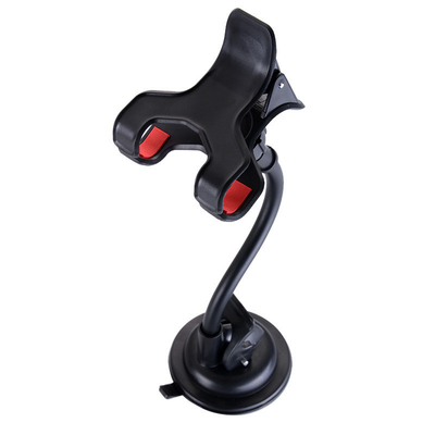 Gooseneck Double Clamp Car Dashboard Phone Mount 3.2inch Width