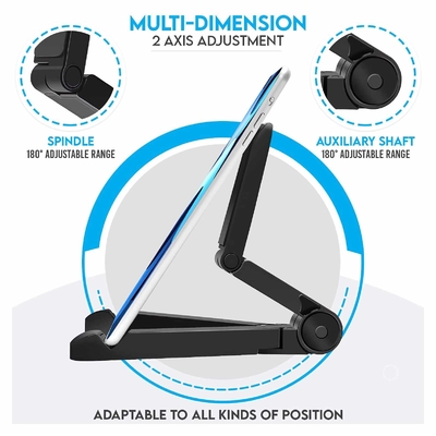 Porable Adjustable Foldable Desktop Phone Tablet Stand Mobile Desk Holder OEM ODM