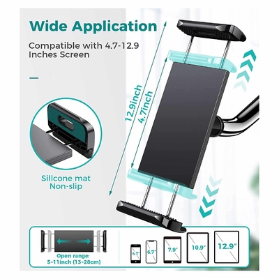 360 Flexible Lazy Cell Phone Gooseneck Holder Long Arm tablet pc mount RoHS