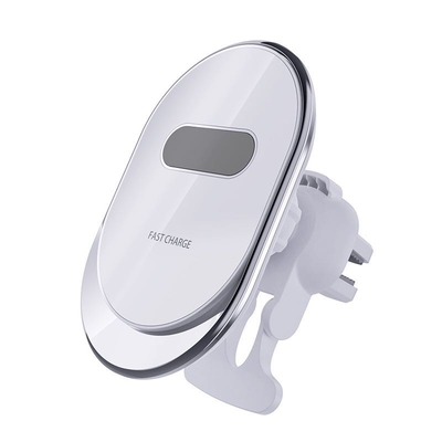 Portable Qi Magnetic Wireless Car Charger Mount 15W for car dashboard
