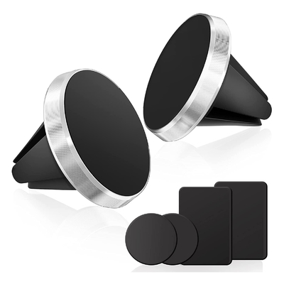Aluminum Alloy Magnetic Car Mount Holder 15W For Car Air Vent