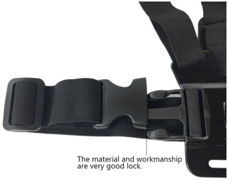 Rotatable Smartphone Chest Mount Harness Strap Holder
