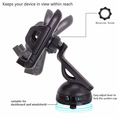 Non Slip Car Dashboard Phone Mount Suction Cup Clip For 4.7in Phones