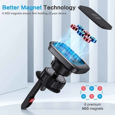 Hook Clip windshield phone mount Air Vent N50 Magnetic Mobile Holder For Car