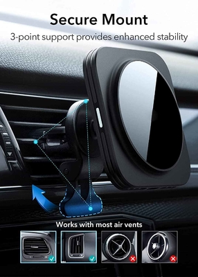MagSafe Wireless Charging Magnetic Car Mount Adjustable 6.7 inch 18W