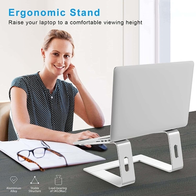 Ergonomic Aluminum Portable Adjustable Laptop Stand Detachable 26cm